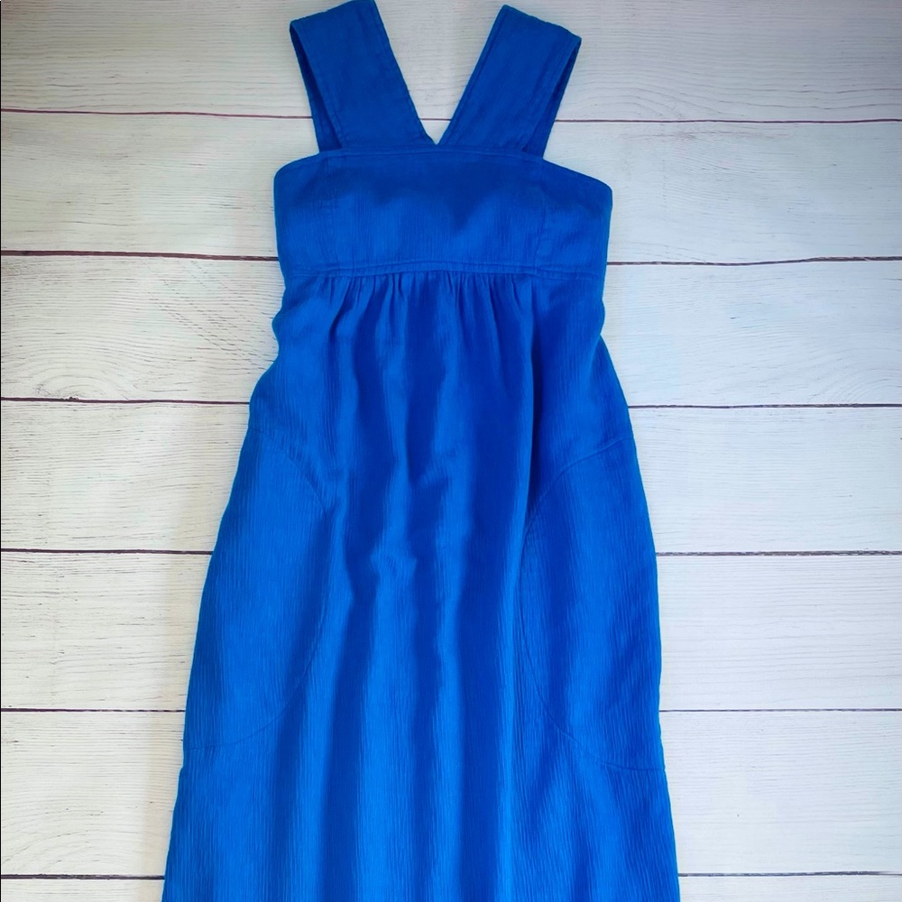 Urban Outfitters MagentaBlue Cotton Maxi Dress xs
